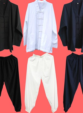 天师豪礼夏季套装道家服饰长袍