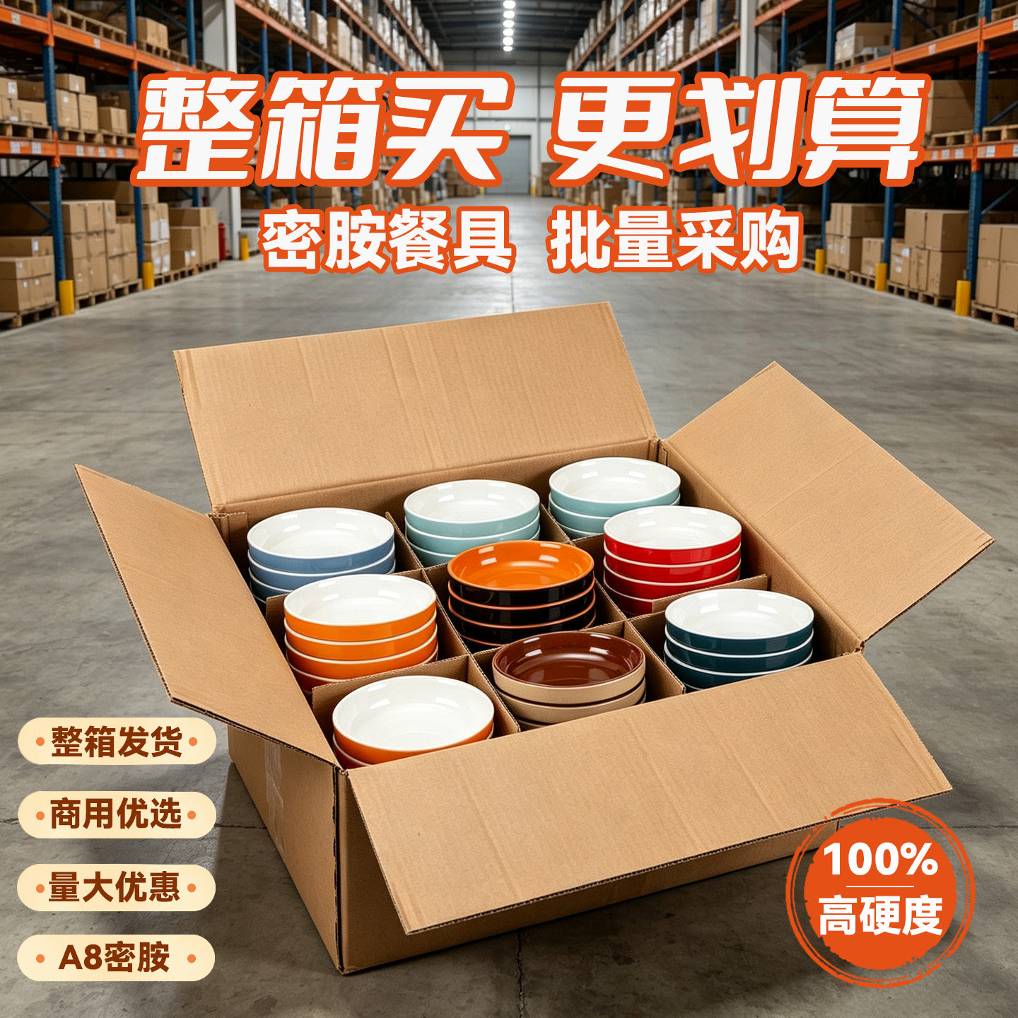 A8密胺蒸菜小碗商用食堂小碗菜碟