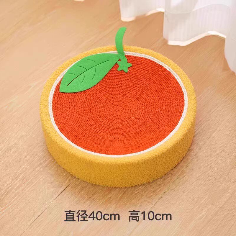 thumbnail for Sisal cat scratching post wear-resistant non-crumbling cat scratching pot integrated cat paw basin large round cat toy claw grinding