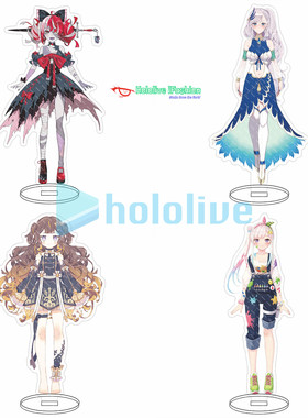 Hololive ID Risu Moona Anya Reine Ollie Iofi 单人亚力克立牌