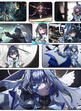 Kronii Hololive EN二期议会 Vtuber 超大锁边动漫游戏鼠标垫定制