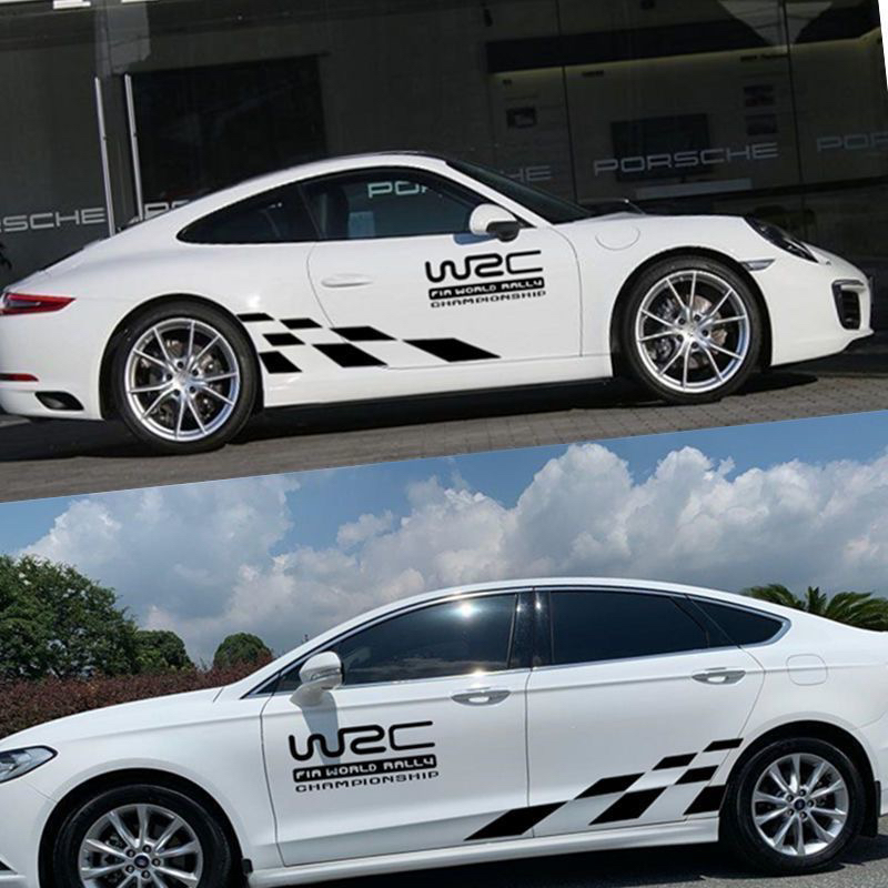 汽车贴纸个性拉花WRC运动车贴