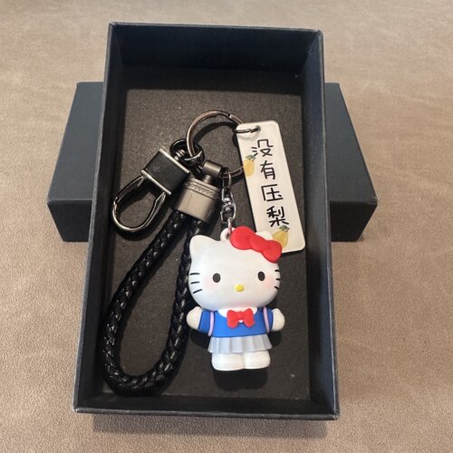 卡通凯蒂猫小猫咪日系KT猫挂件可爱包包hollekitty挂饰小玩偶挂件