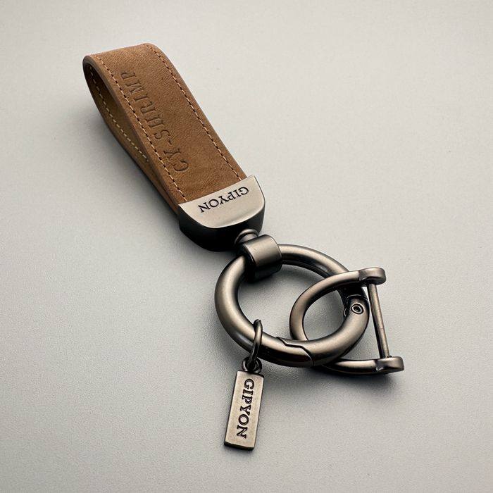 汽车钥匙扣金属挂件高档真皮男女车钥匙链钥匙圈锁匙扣创意礼品潮