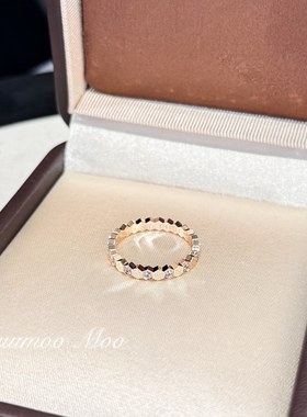 铜合金合成锆石戒指 时尚经典蜂巢间钻戒指 CNC工艺