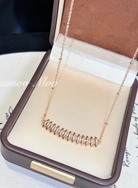 铜合金项链 轻奢时尚个性高级感子弹项链