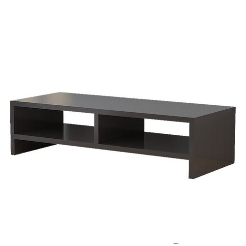 双层拉伸电脑架白色桌面ins可放抽屉笔记书桌办公室垫高置物