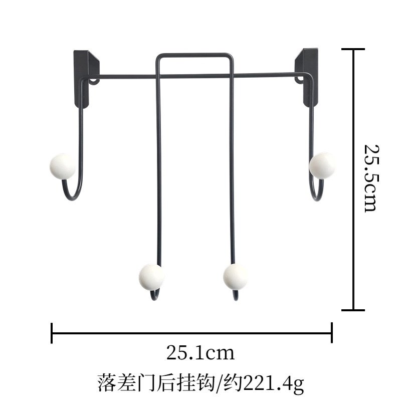 门后挂衣钩钩衣帽钩卡通壁挂挂衣架可拆免钉无痕金属挂钩免打孔,收纳整理,挂门置物架,淘宝优惠券,粉丝福利购,淘宝优惠卷