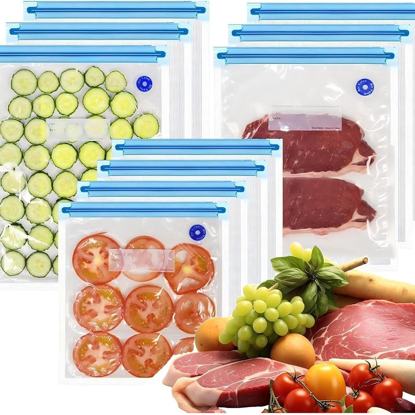 厂家直供四件套收纳袋食品真空压缩袋塑封包装袋保鲜袋锁鲜密封防,收纳整理,杂物压缩袋,淘宝优惠券,粉丝福利购,淘宝优惠卷