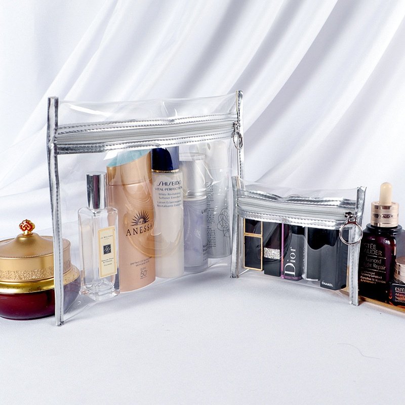 现货速发糖果色TPU化妆包透明pvc袋防水收纳护照包便携旅行洗漱袋