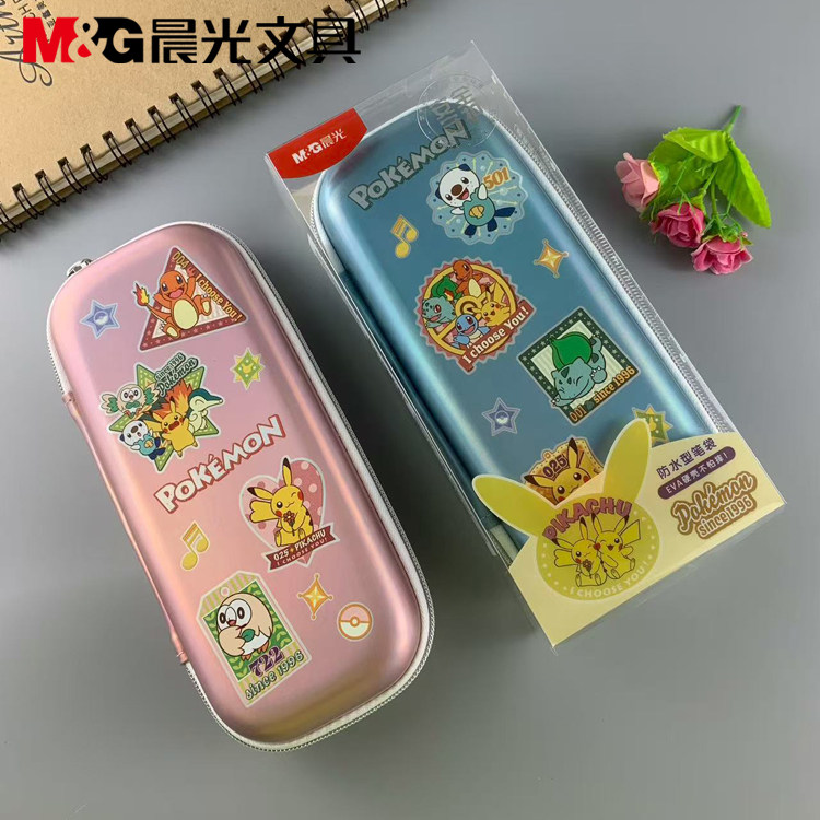 新品晨光文具EVA防水型笔袋小学生文具袋宝可梦系列QPB932QK正品