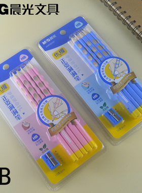 晨光文具三角杆HB木杆铅笔中粗笔杆更易抓握优质石墨铅芯AWP30797
