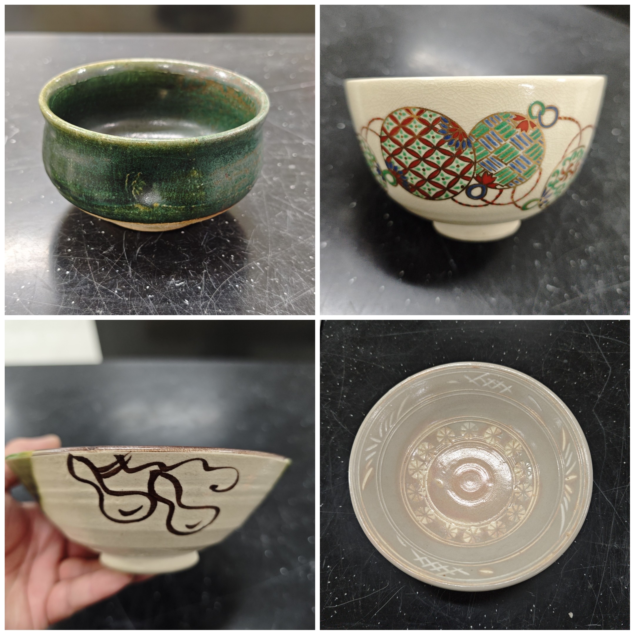 日本各窑口抹茶碗 萩烧粉引京烧茶道/零配