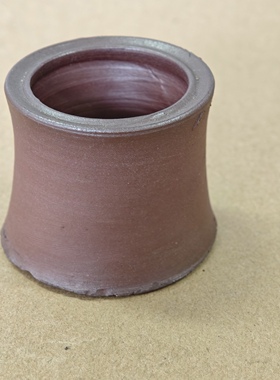 日本盖置备前烧竹节茶道配件 柴烧手作 茶亦居日本回流古美术 BJ5