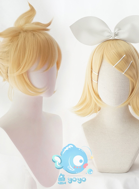 御宅族/送发料 雪初音家族 镜音双子 镜音len 镜音铃 rin cos假发