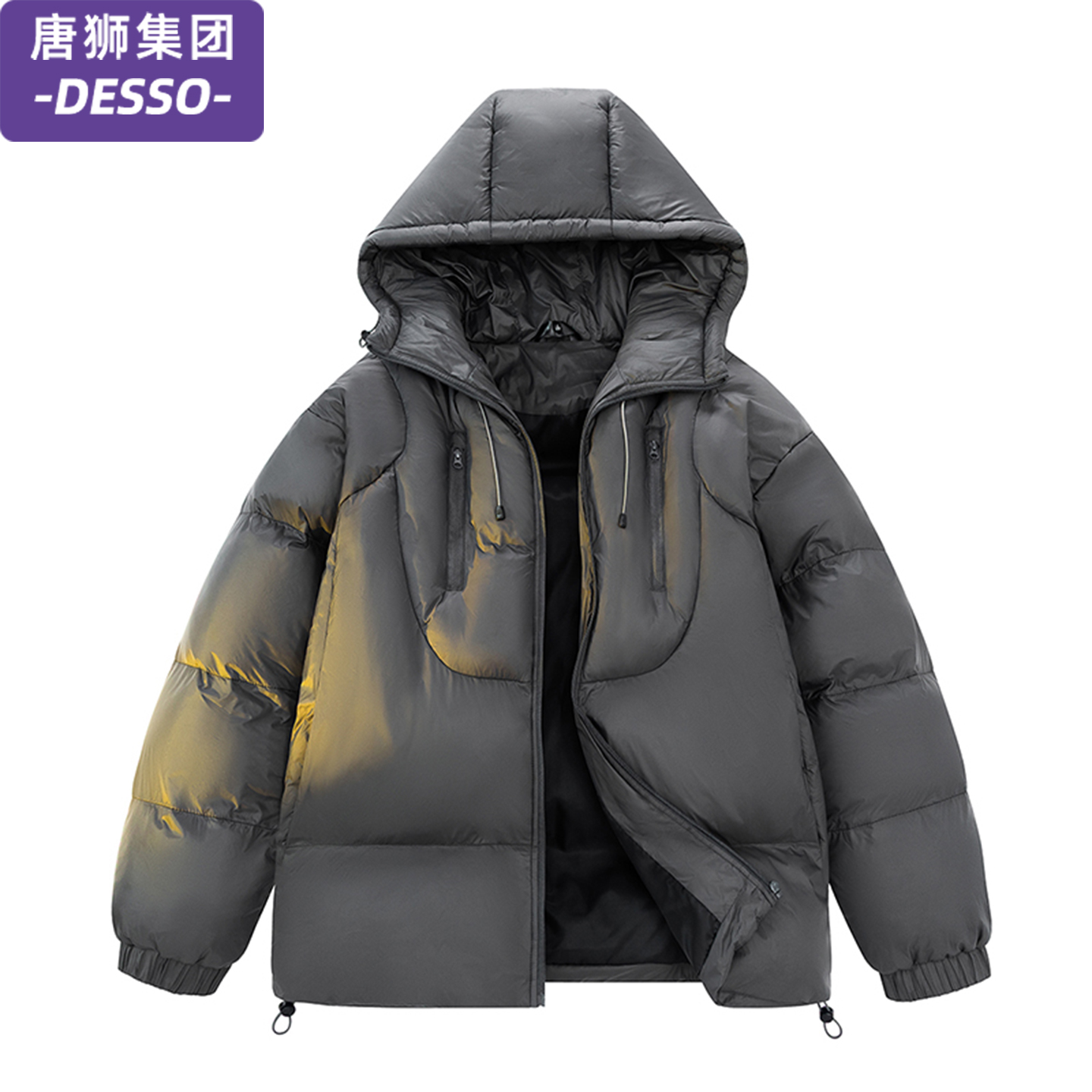 唐狮集团DESSO连帽泡芙感羽绒棉
