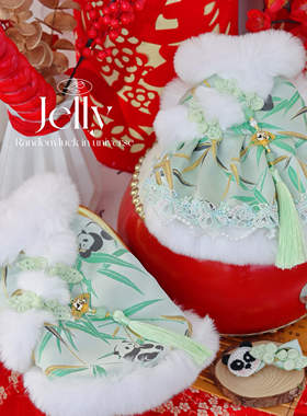 JELLY果冻家2025新年唐装熊猫绿色宠物猫狗手工衣服定制马尔济斯