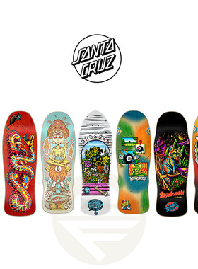 Santa Cruz复古板陆地冲浪板面鱼陆冲滑板面 CREATURE SANTACRUZ