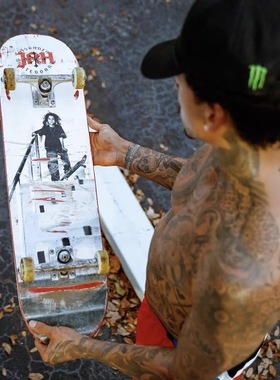 进口Nyjah Huston创立的Disorder双翘成人儿童男女初学者专业滑板