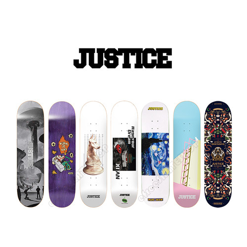 JUSTICE板面组装滑板双翘专业板