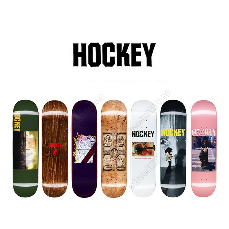 进口HOCKEY专业滑板全加枫板面成人青少年双翘Fucking Awesome