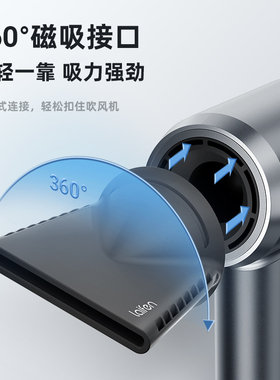 适配laifen徕芬莱芬来分来份吹风机LF03造型顺滑se吹风嘴白金配件