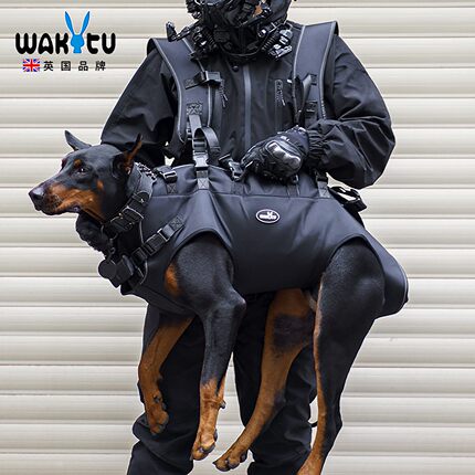狗狗外出双肩背包大型犬老年犬金毛大狗助行背带宠物骑行背狗神器