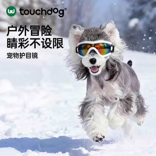 Touchdog狗狗护目镜小狗防风眼镜雪纳瑞小型犬宠物墨镜