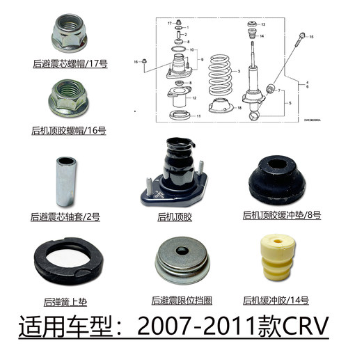 crv后机壁纸防尘套限位垫片