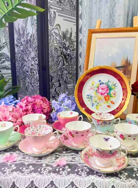 直播好价回馈Royal Albert 皇家阿尔伯特微瑕骨瓷咖啡杯碟 现货