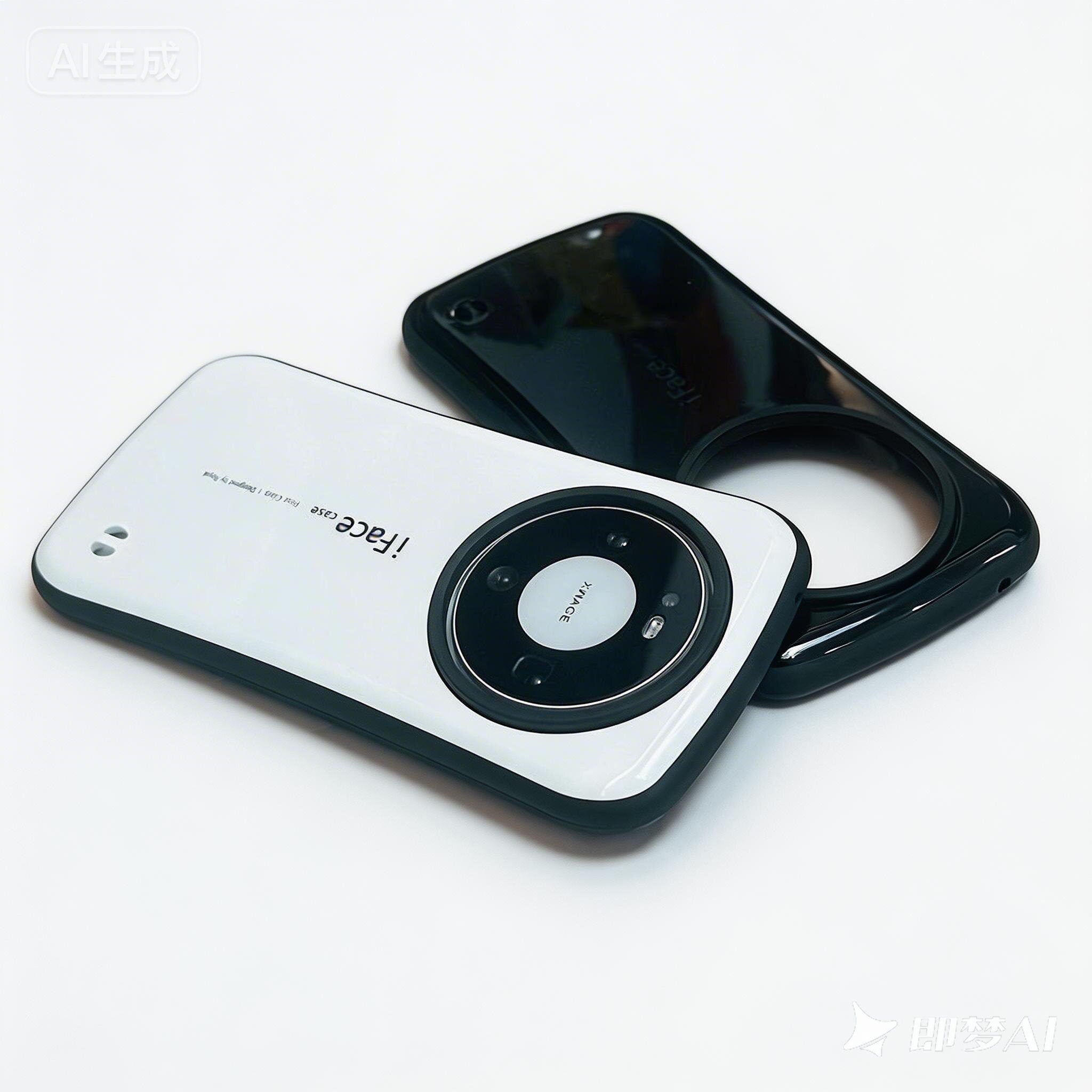 iFaceCase适用华为Mate80 Pro手机壳防摔硅胶加厚弧形小蛮腰壳亮面烤漆简约壳Mate80ProMax保护套全包挂绳壳