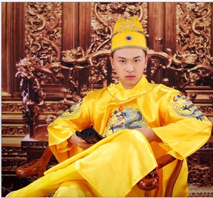 明朝皇上古装男汉朝朱元璋龙袍古代皇帝明制王爷汉服演出服秦始皇