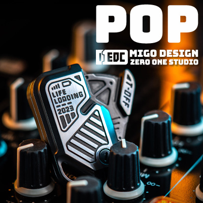 世界EDC 01EDC POP甩牌 推牌解压神器指尖陀螺玩具edc新品热卖