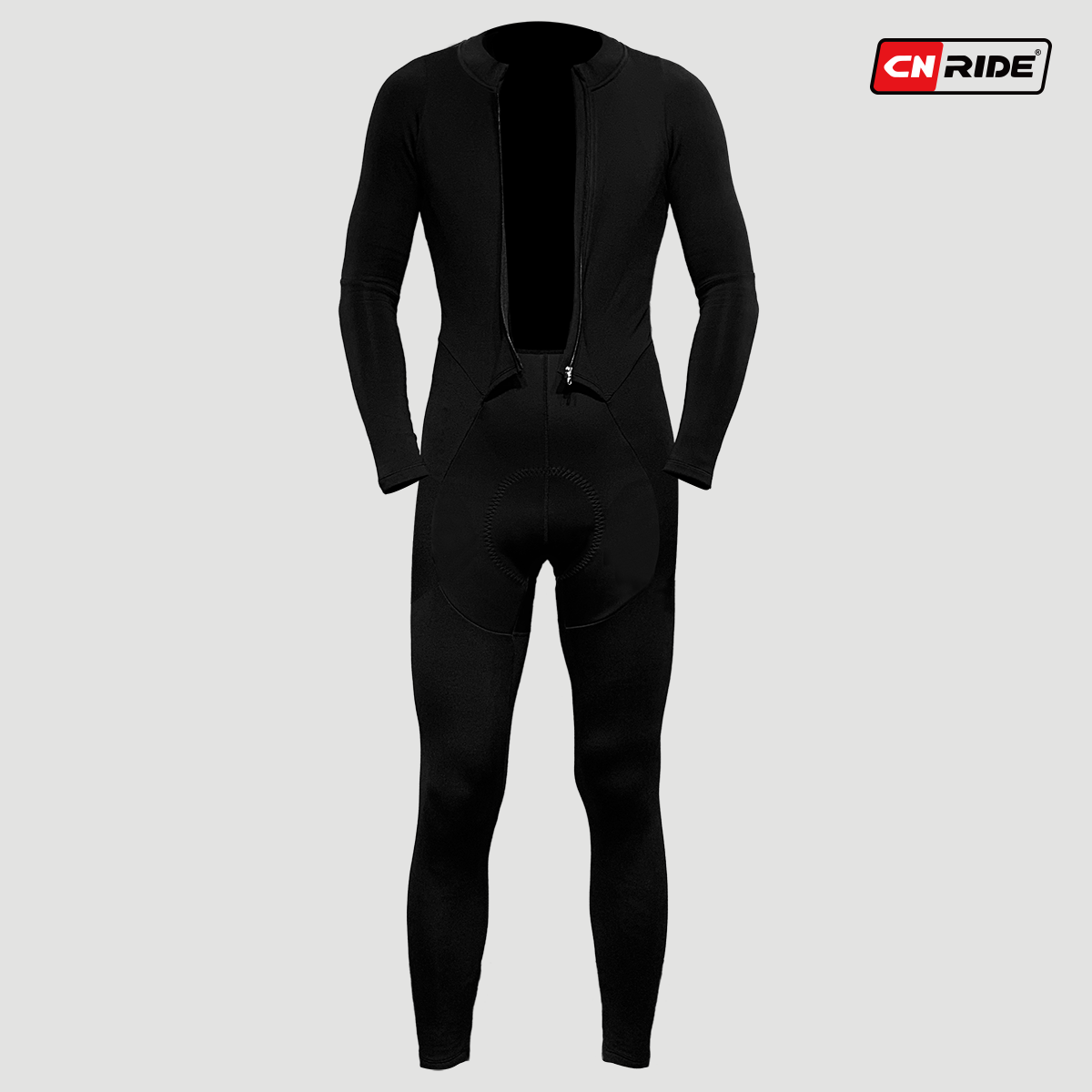 cnride秋冬抓绒长袖长裤连体服