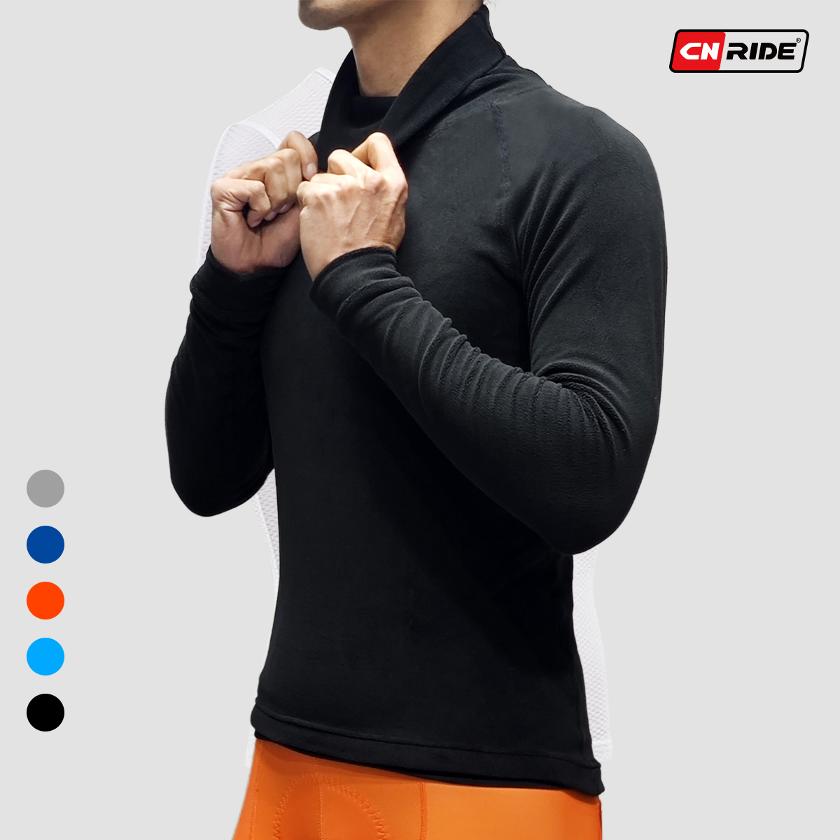 冬季自行车运动保暖排汗打底衫