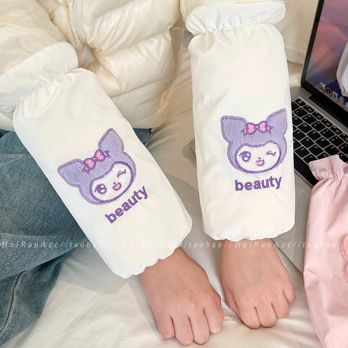 秋冬可爱卡通袖套防污耐脏