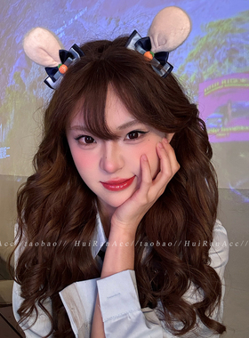 疯狂动物城兔子警官朱迪毛绒耳朵发夹女cos侧边鸭嘴夹子甜美发饰