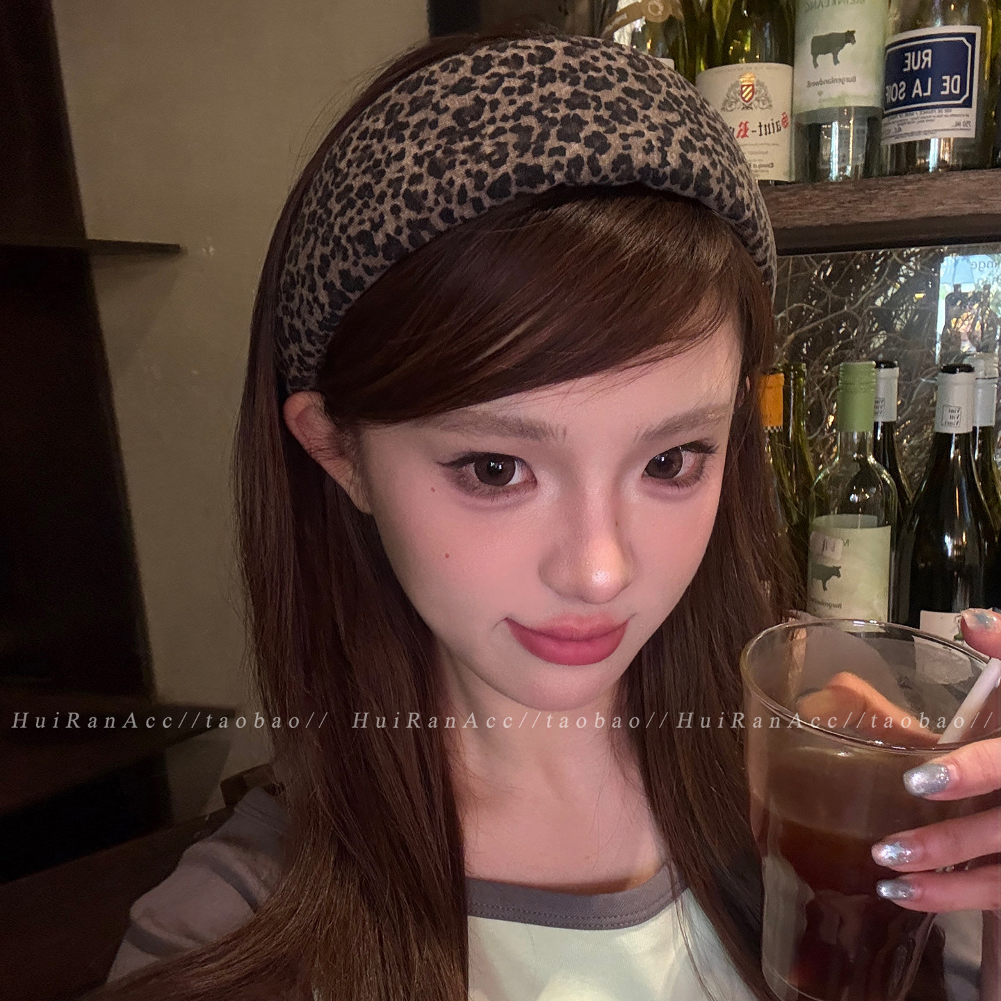韩系洋气宽边豹纹发箍女2026新款早秋高颅顶头箍洗脸压发发卡发饰