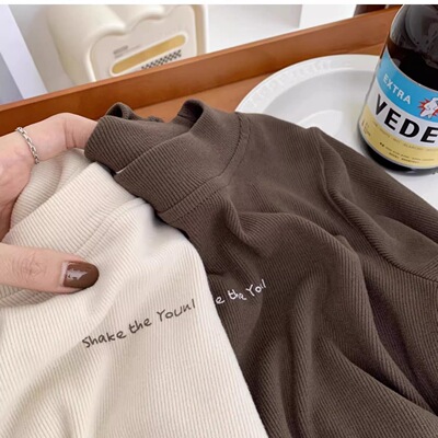 男童秋冬款打底衫中小儿童2025新款时尚百搭T恤宝宝帅气时髦上衣3