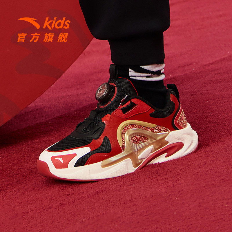 新年限定丨安踏男童休闲鞋星迹儿童运动鞋2026春季新款青少年鞋子