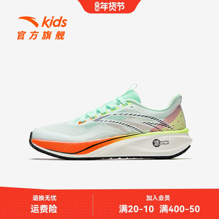 安踏男童运动鞋惊涛2026夏季新款犟弹网面轻便透气中考体测跑步鞋