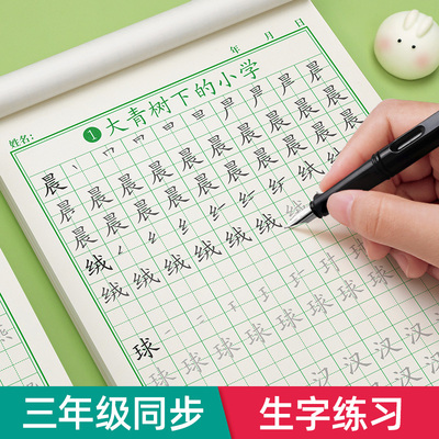 三年级上册下册钢笔练字帖人教版