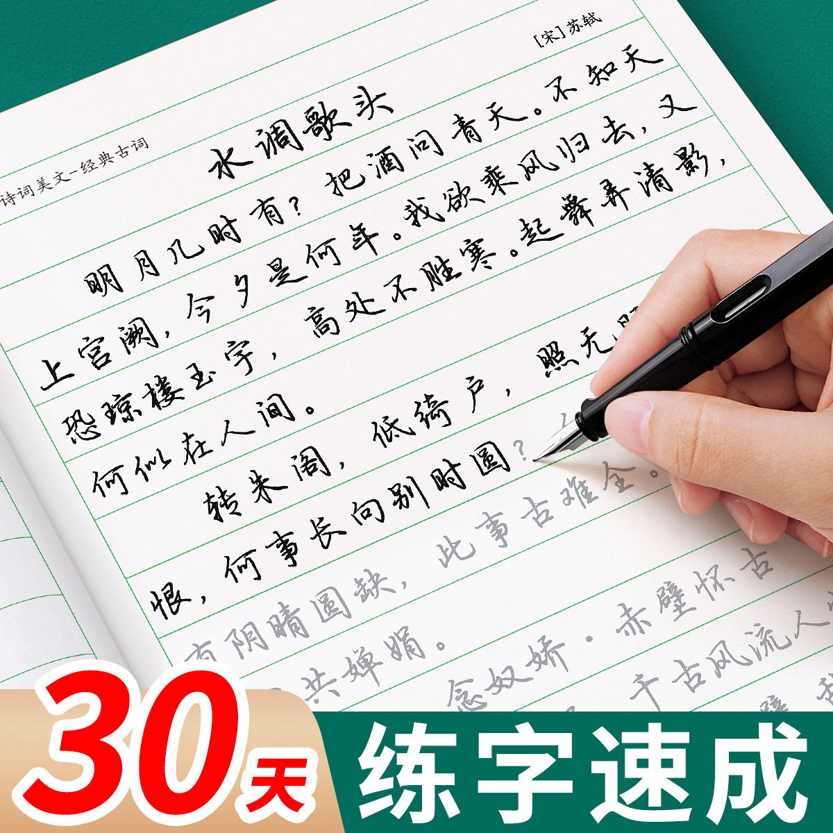 行楷字帖成人行书速成练字帖成年