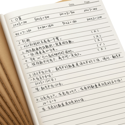数学作业本16k加厚统一标准