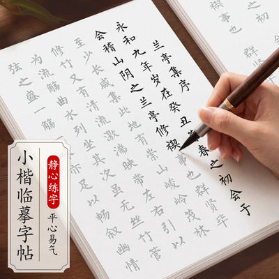 静心修心练字帖成人书法练字本