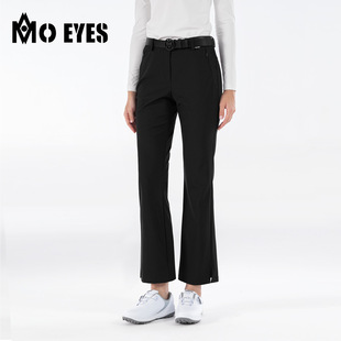 秋冬显瘦 脚隐形拉链口袋长裤 MOEYES魔眼高尔夫裤 子女士喇叭裤