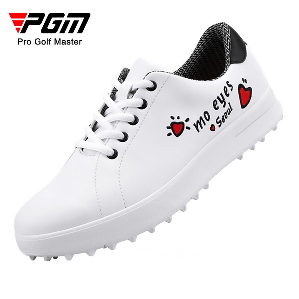 PGM直供女士防水高尔夫小白鞋|