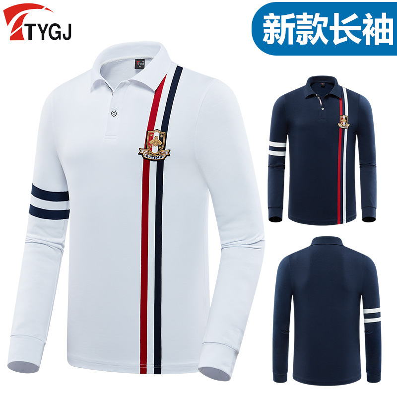 秋季男士POLO衫高尔夫T恤