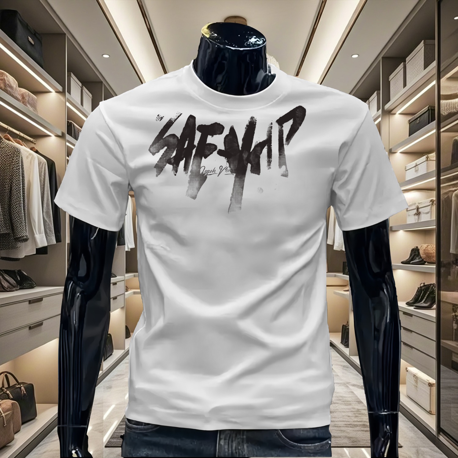 夏季新款美式复古潮牌字母印花重磅修身短袖t恤男百搭半袖体恤衫