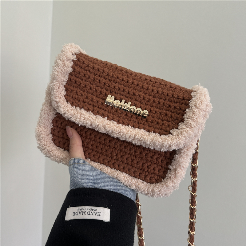 美拉徳肩包斜挎包包diy